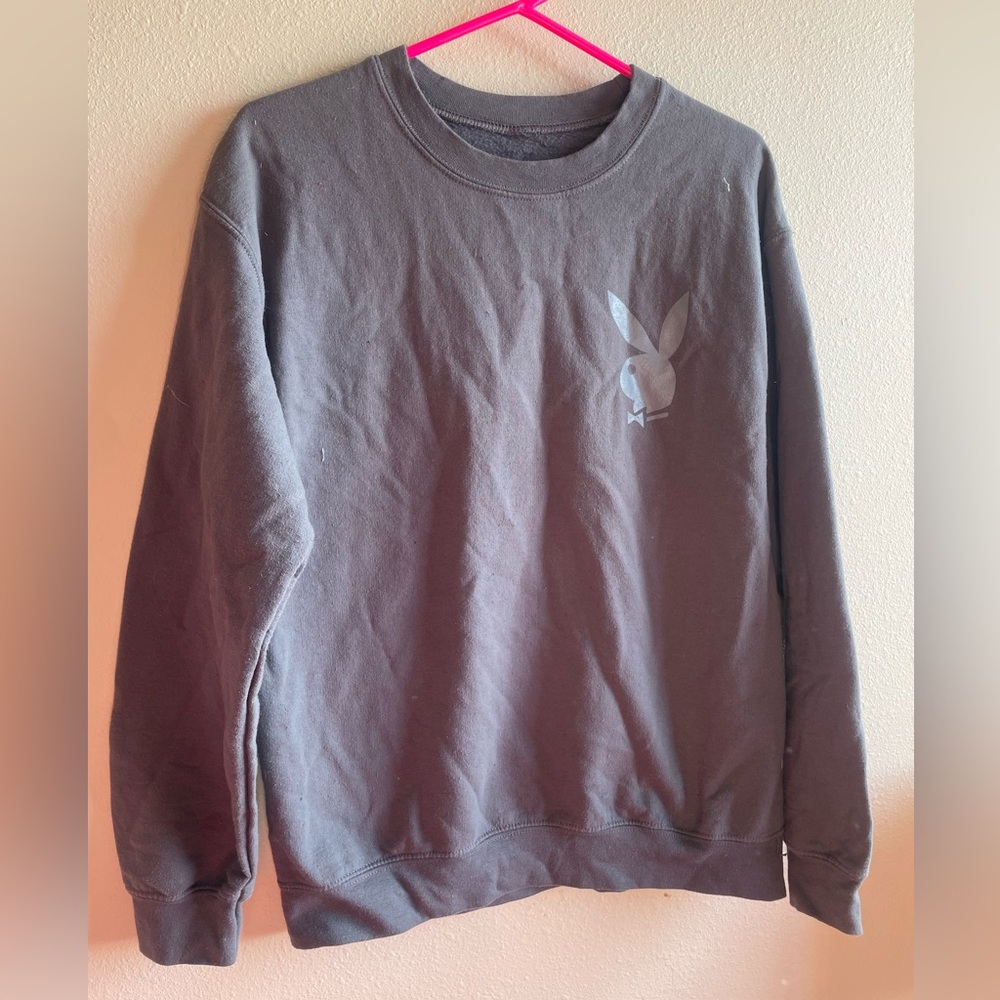 Grey Playboy Crewneck